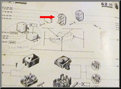 Electra verbinding (zekeringen) – Renault  – OEM 7700502746