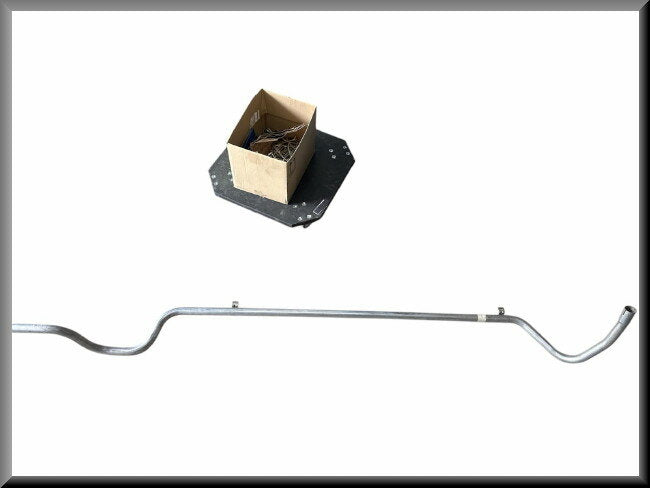 Exhaust pipe with attachments over 200 cm long – Renault 5 – OEM 7700572304 – NOS