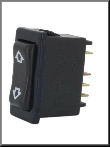 Schakelaar elektrische ramen met chroomrand – Renault 12 - Renault 16 - Renault 17