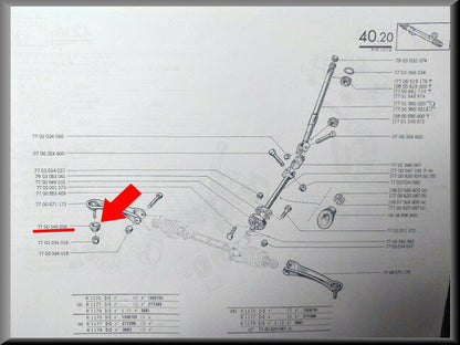 Stuurkogel hoes – Renault – OEM 7700549694