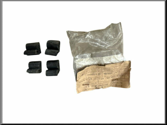 Achterklep rubber set  – Renault 4 – OEM 0607408300 – NOS