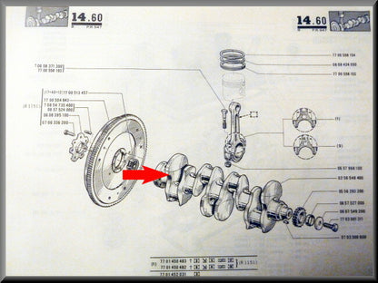 Krukas  – Renault 16 TL, TS, TX – OEM 0256548400 – NOS