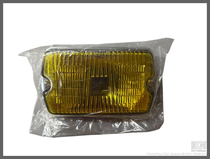 Verstraler reflector met glas en chroomrand  – Renault 16 – OEM 7701014416 – NOS