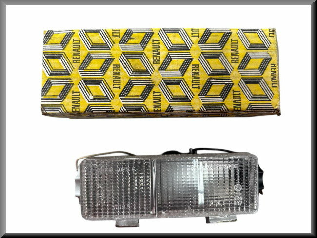 Parking light unit complete left white/white CIBIE – Renault 12 – OEM 7701348755 – NOS