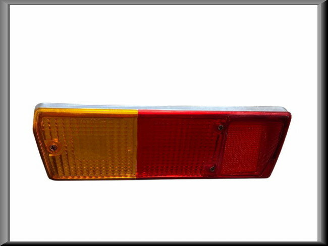 Verre de feu arrière gauche avec contour chromé (Seima) – Renault 12 – Alpine A310 - OEM 7701009020