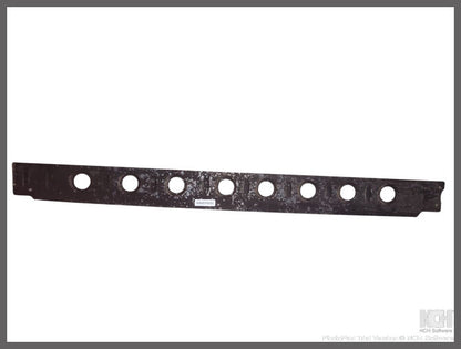 Intermediate plate longitudinal member interior left – Renault 16 – OEM 0256438900A – NOS