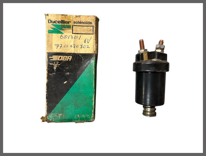 Starter Relay 6V – Renault 4CV - Renault Dauphine – OEM 7701020502 – NOS