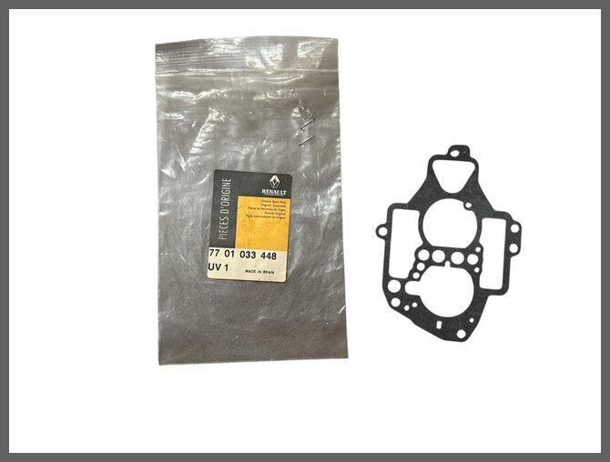Carburateurvoet pakking – Renault 21 GTS – OEM 7701033448 – NOS