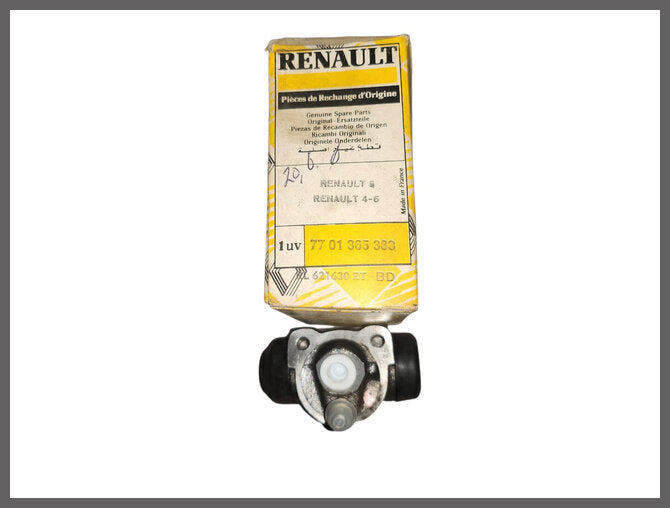 Cylindre de roue –(20,6 mm) Renault 4 – Renault 5 - Renault 6 - OEM 7701365383, 7701002948, 7701365263 – NOS