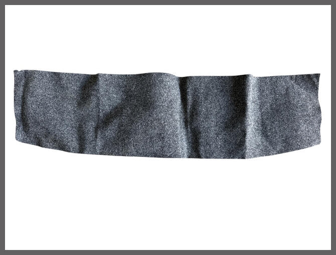 Parcel shelf trim (grey) – Renault 12 – OEM 7700534316A – NOS