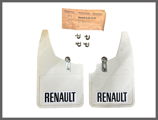 Spatlap set – Renault 20 – Renault 30 - OEM 400257 – NOS