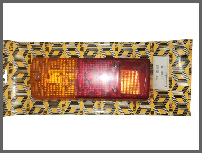 Achterlicht glas links – Renault 12 – OEM 701017049 - 7701013047 – NOS