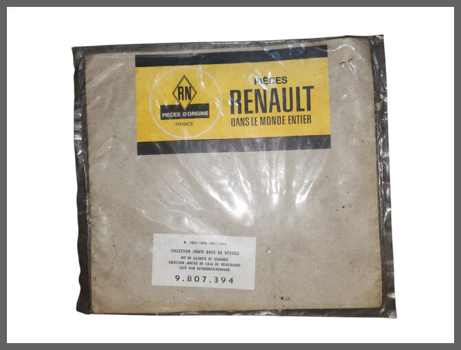 Jeu de joints de boîte de vitesses – Renault 4CV – Dauphine - OEM 0980739400 – NOS