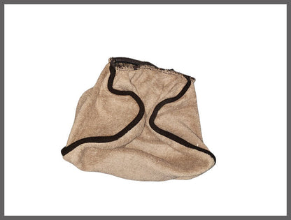 Housse appuie-tête (tissu beige bords marrons) – Renault divers – OEM 7701402123 – NOS