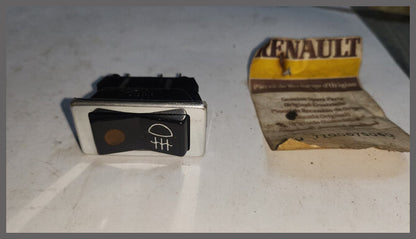Schakelaar mistlamp (met oranje licht) – Renault 4 – Renault 5 - Renault 12 - OEM 7700675060