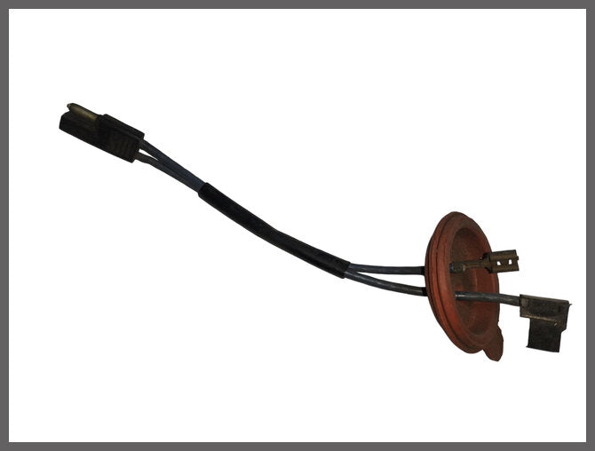 Kabel met stekkers en afdichtrubber koplamp (Kangeroo) – Renault 12 – Renault 15 - Renault 16 - OEM 7701017151 – NOS