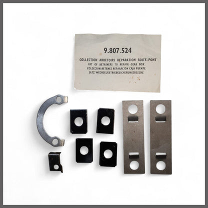 Jeu de plaques de blocage – Renault 8 – Renault 10 - OEM 0980752400 – NOS