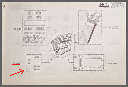 Set de blocages de rotor – Renault 4 – Renault 5 - Renault 6 - Rodeo - OEM 7701450641 – NOS