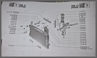Radiateur Chausson – Renault 12 Gordini – OEM 7700531339 – NOS