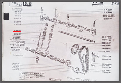 Petit ressort de soupape – Renault 16 TL – OEM 0608381000