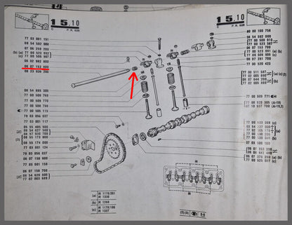 Veer tuimelaaras – Renault 12 – OEM 0607153800