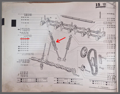 Grote klepveer – Renault 12 Gordini - Renault 16 TS-TX – OEM 0608427400
