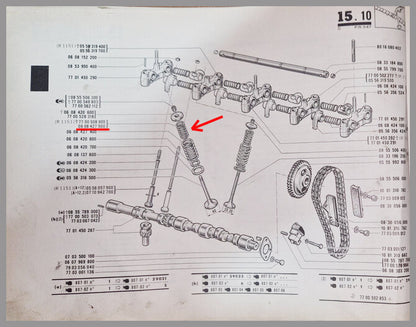 Kleine klepveer – Renault 16 TS-TX – OEM 0608427500