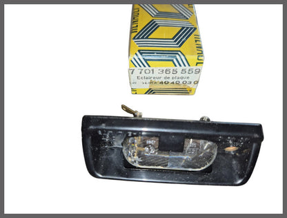 Éclairage de plaque d'immatriculation – Renault 18 – OEM 7701365559 – NOS