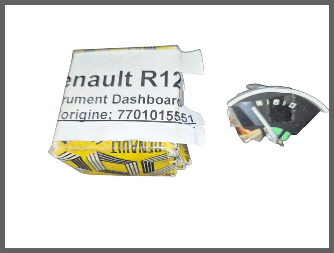 Dashboard meter brandstof – Renault 12 TS Gordini – OEM 7701015551 – NOS