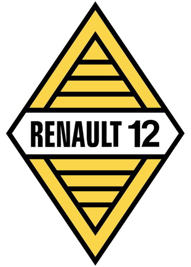 Binnenruit auto sticker – Renault 12