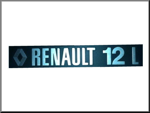 Emblème – Renault 12 L – OEM 7700569335