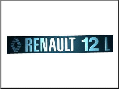 Emblème – Renault 12 L – OEM 7700569335