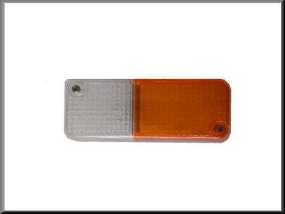 Parking light reflector left yellow white SEIMA – Renault 12 (old type) – OEM 7701349009