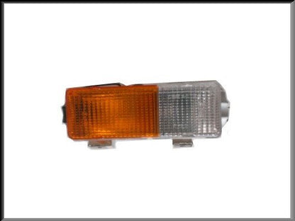 Feu de position complet droit jaune blanc CIBIE – Renault 12 – OEM 7701348752