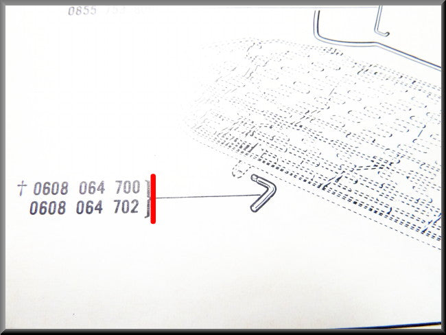 Achterbank vergrendeling – Renault 16 – OEM 0608064700