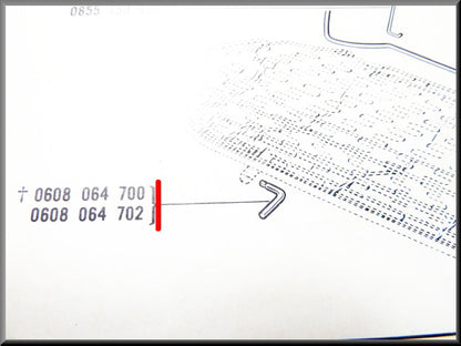 Achterbank vergrendeling – Renault 16 – OEM 0608064700