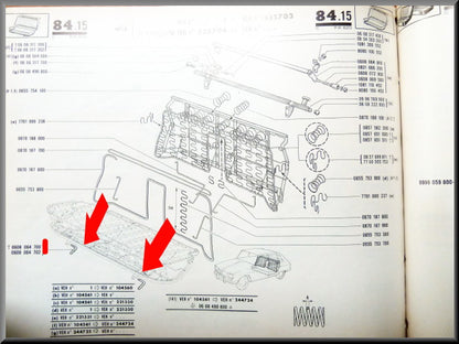 Achterbank vergrendeling – Renault 16 – OEM 0608064700