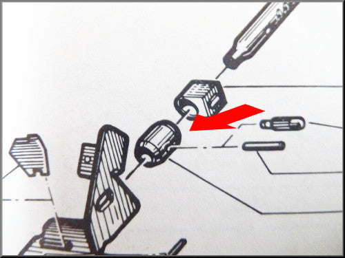 Bague de guidage frein à main – Renault 16 – OEM 0608169900
