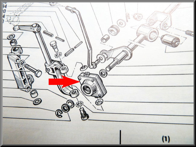 Rotule de tringlerie de boîte de vitesses – Renault 16 – OEM 0833116100