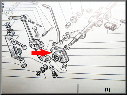 Rotule de tringlerie de boîte de vitesses – Renault 16 – OEM 0833116100