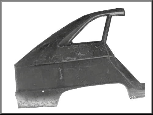 Rear wing right with lock plate – Renault 16 – OEM 7701450487