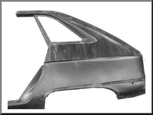 Aile arrière gauche avec platine de serrure – Renault 16 – OEM 7701450486
