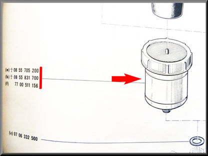 Remvloeistof reservoir – Renault 16 L, TS (1150 - 1151) – Renault 12 - OEM 0855705200