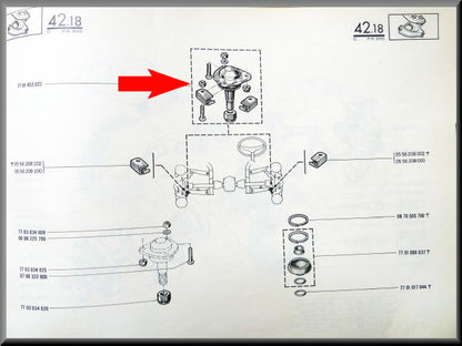 Fuseekogel onder – Renault 16 – OEM 7701453022