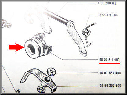 Release Bearing – Renault 16 L, TL, TS < 1972 – OEM 0855611400