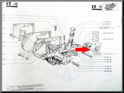 Thermostat – Renault 16 - Renault 15 – OEM 7700573429