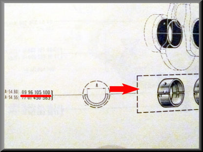 Coussinets de vilebrequin 54,8 mm STD – Renault 16 – Lotus Europa - Renault 17 - Renault divers – OEM 7701348417