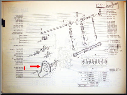 Distributieset – Renault 12 – Renault 15 - OEM  - 0854626600