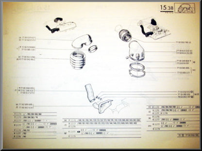 Carburateur kapje – Renault 12 – OEM 7700525627