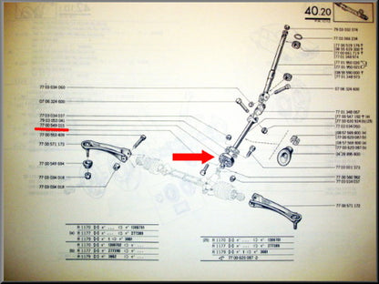 Flexkoppeling stuurhuis – Renault 12 – Renault 15 - Renault 17 - OEM 7700549015